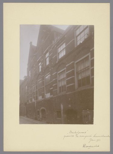 Part of the Facade of Nieuwstraat 10 in Dordrecht