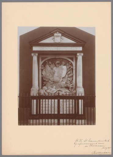 Monument of Egbert Meeusz Kortenaer in the Great or Saint Laurens' Church in Rotterdam