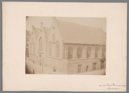 View of the Dutch Reformed Prince's Church in Rotterdam