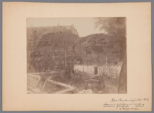 Photographic reproduction of a painting of the Buitenhof