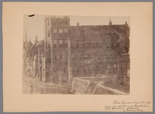 Photographic reproduction of a painting of the Buitenhof