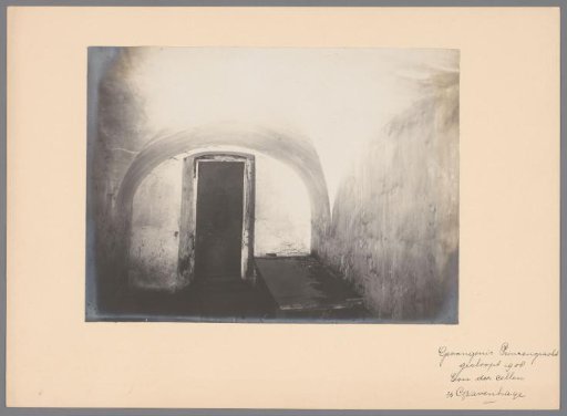 Interior of a cell in the prison on the Prinsegracht in The Hague