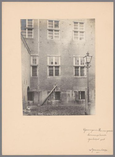 Courtyard of the prison on the Prinsegracht in The Hague