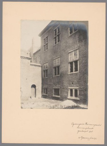 Courtyard of the prison on the Prinsegracht in The Hague