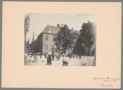 View of the prison on the Prinsegracht in The Hague