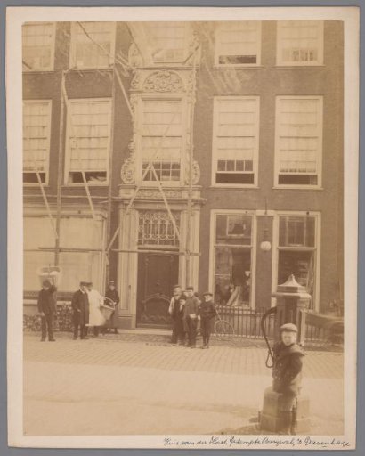 View of a house on the Gedempte Burgwal in The Hague