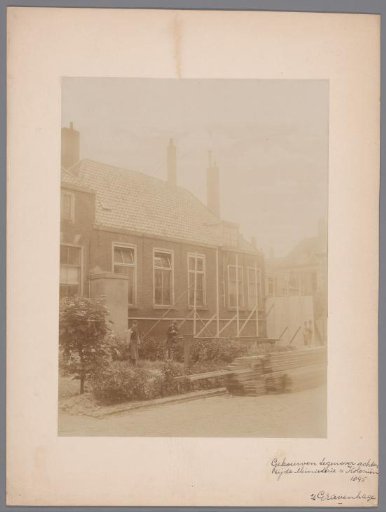 Buildings opposite the rear of the former Ministry of Colonies in The Hague