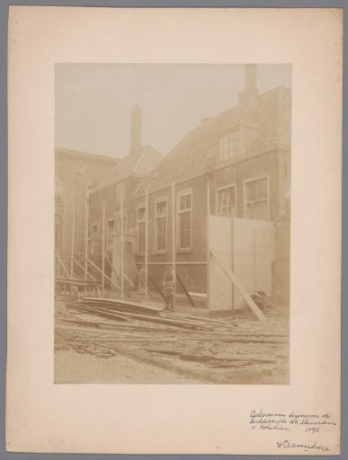 Buildings opposite the rear of the former Ministry of Colonies in The Hague