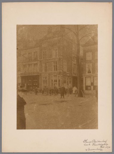 View of a house on the Buitenhof in The Hague