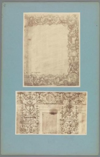 Two photographic reproductions of decorative fillings