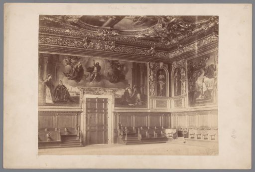Interior of a hall of the Doge's Palace in Venice, Italy