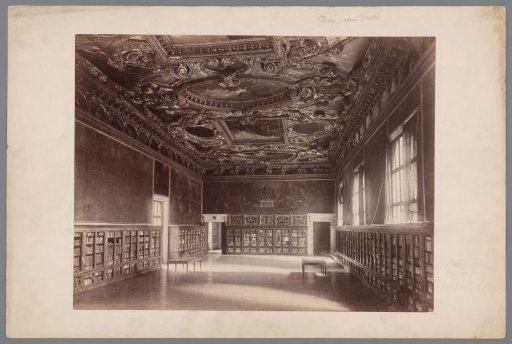 Interior of a hall of the Doge's Palace in Venice, Italy