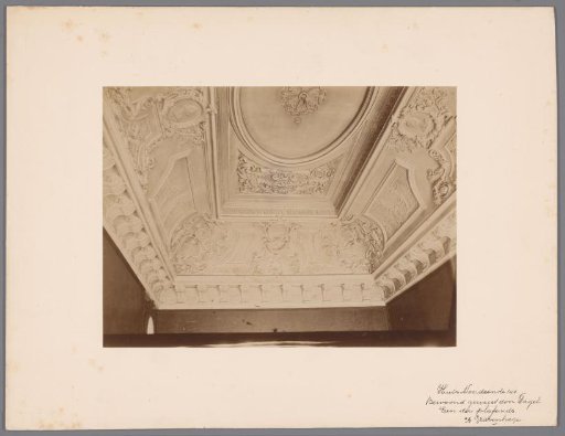 Ornamented Ceiling in the House at Noordeinde 140, The Hague