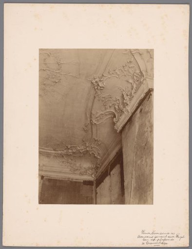 Ornamented Ceiling in the House at Noordeinde 140, The Hague