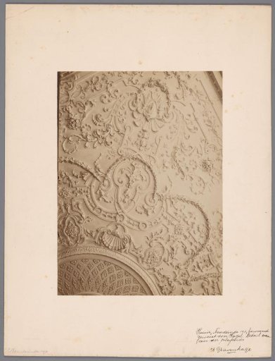 Ornamented Ceiling in the House at Noordeinde 140, The Hague