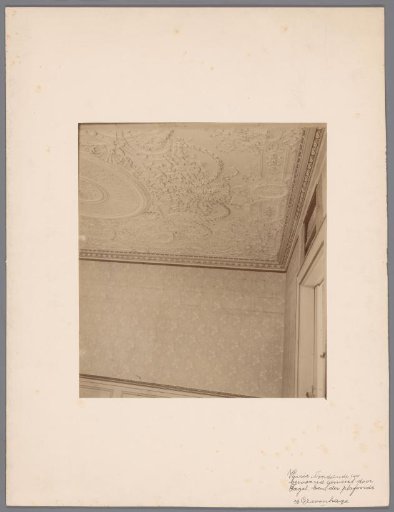 Ornamented Ceiling in the House at Noordeinde 140, The Hague