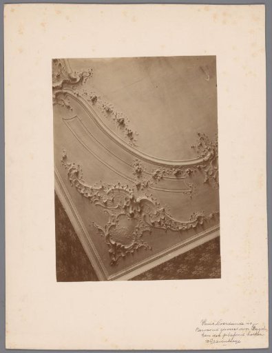 Ornamented Ceiling in the House at Noordeinde 140, The Hague