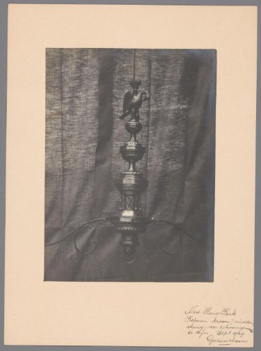Copper chandelier in the Great Church in Gorinchem