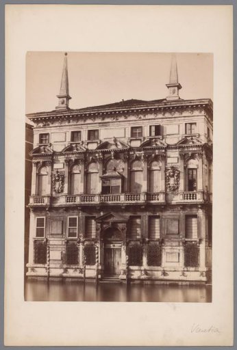Facade of a building in Venice, Italy