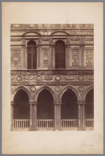 Part of a facade in Venice, Italy