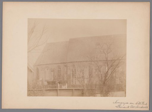 North side of the Reformed Church in Hendrik-Ido-Ambacht