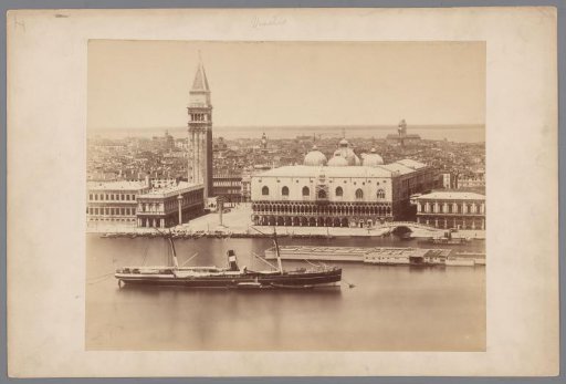 View of the Doge's Palace, San Marco and the bell tower in Venice, Italy