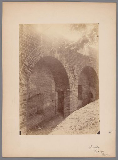Two gun embrasures of the Castle of Leiden