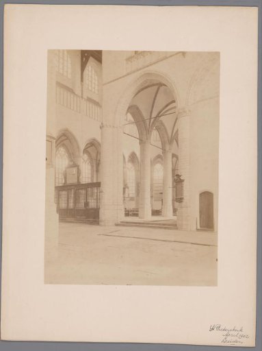 Interior of the Pieterskerk in Leiden