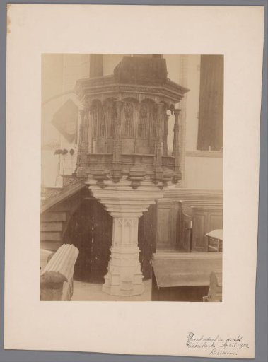 Pulpit of the Pieterskerk in Leiden