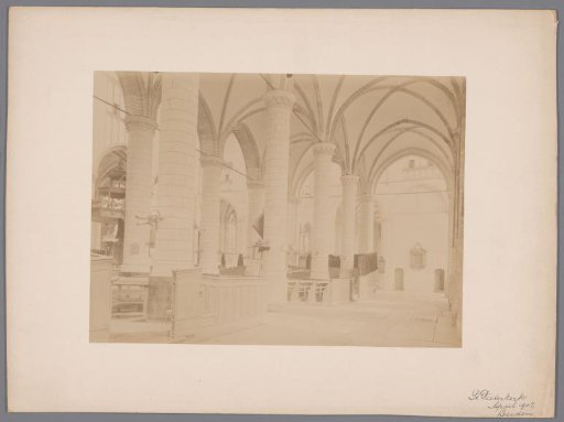 Interior of the Pieterskerk in Leiden