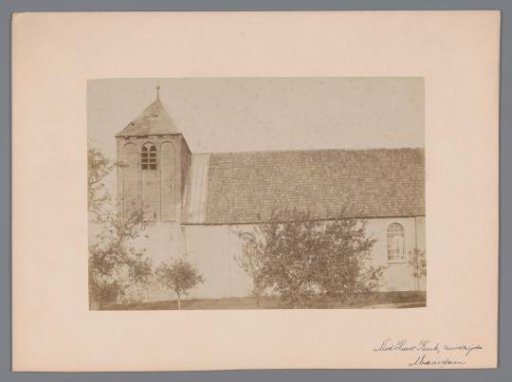 View of the Dutch Reformed Church in Maasdam