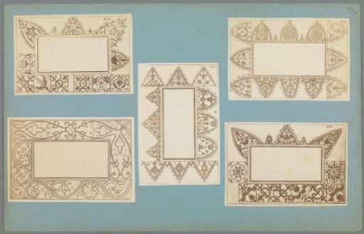 Five photographic reproductions of ornamental prints