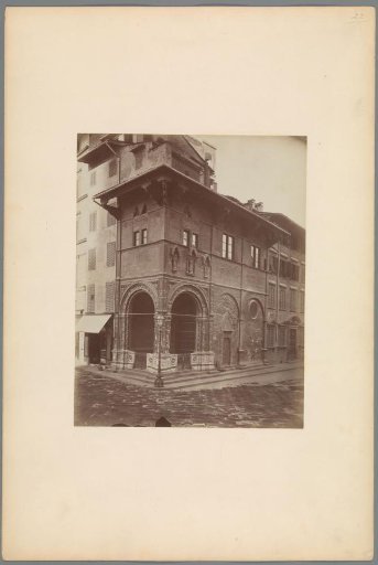 View of the Loggia del Bigallo in Florence
