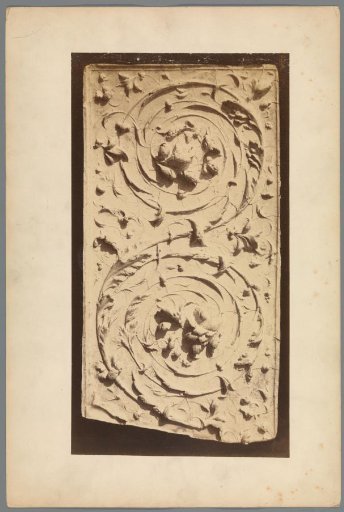 Relief with leaf motifs