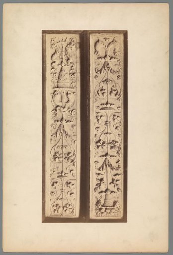 Two elongated reliefs