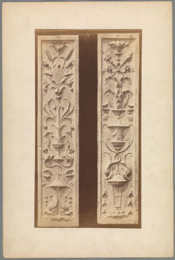 Two elongated reliefs