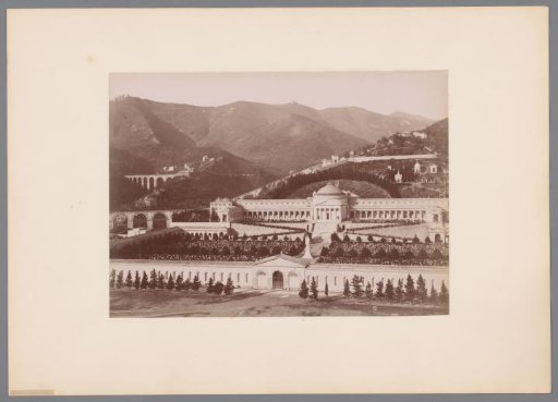 View of the Camposanto in Genoa, Italy