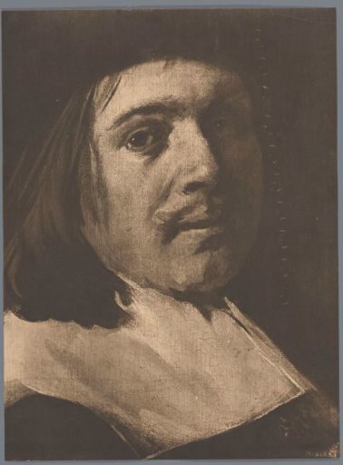 Portrait of a man with a collar