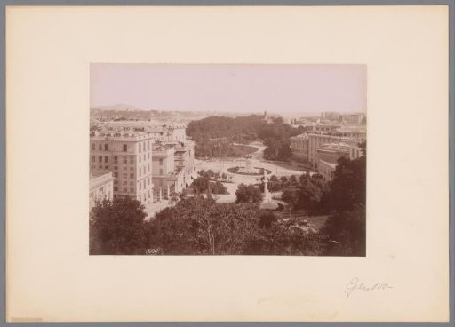 View of the Acquasola in Genoa, Italy