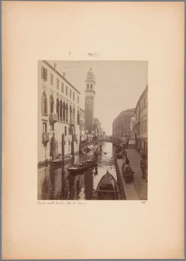 View of the Rio dei Greci in Venice