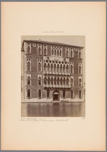 View of the Ca' Foscari in Venice