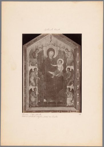 Madonna and Child by Duccio di Buoninsegna, originally from Santa Maria Novella in Florence