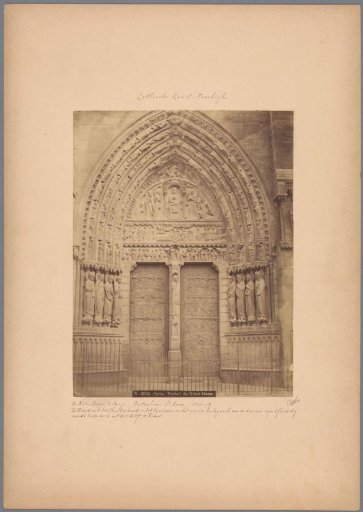 Portal of Anne of Brittany of Notre-Dame in Paris