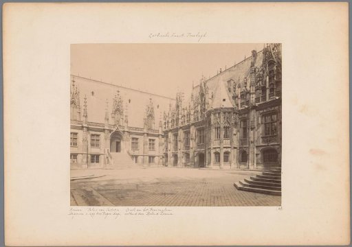 Courtyard of the Palace of Justice in Rouen