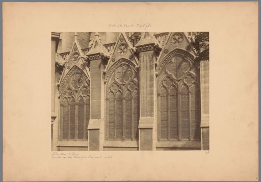 Exterior of the nave of Notre-Dame in Paris