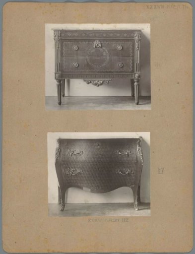 Overview of two cabinets