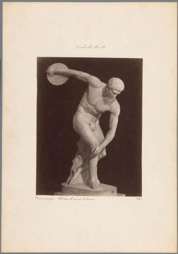 Statue of a Discus Thrower in the Vatican Museums in Vatican City