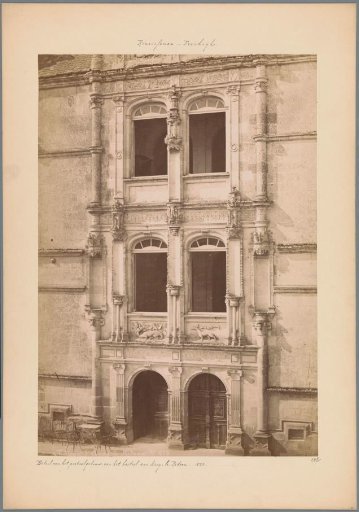 Exterior of the staircase of the Château of Azay-le-Rideau
