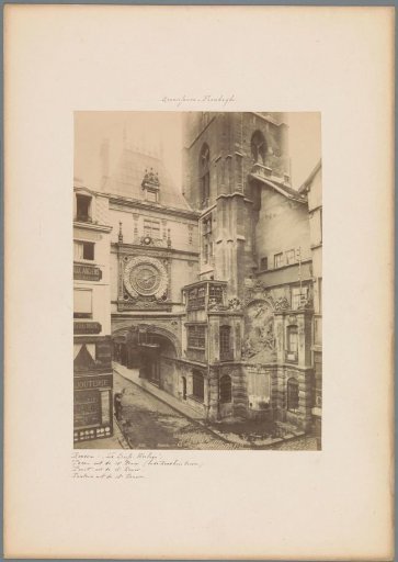 View of the Gros-Horloge in Rouen