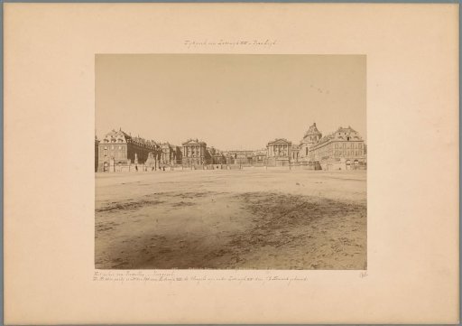 View of the Palace of Versailles